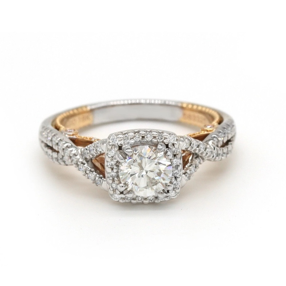 Elegant Two-Tone Gold and Silver Ring